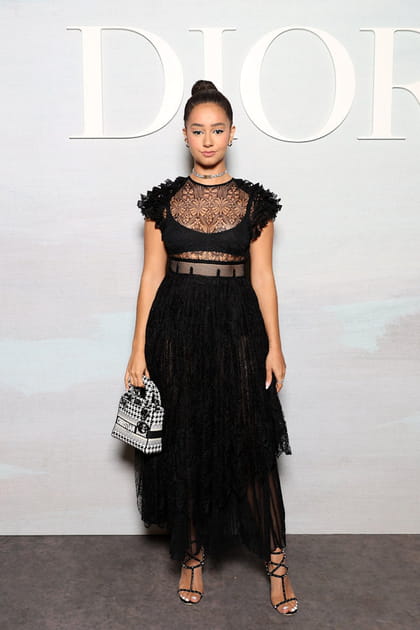 Lena Mahfouf au défilé Dior