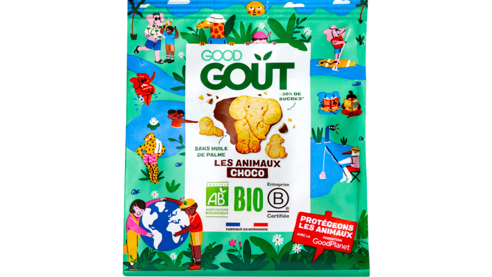 Les animaux nappés chocolat Good Goût Kidz