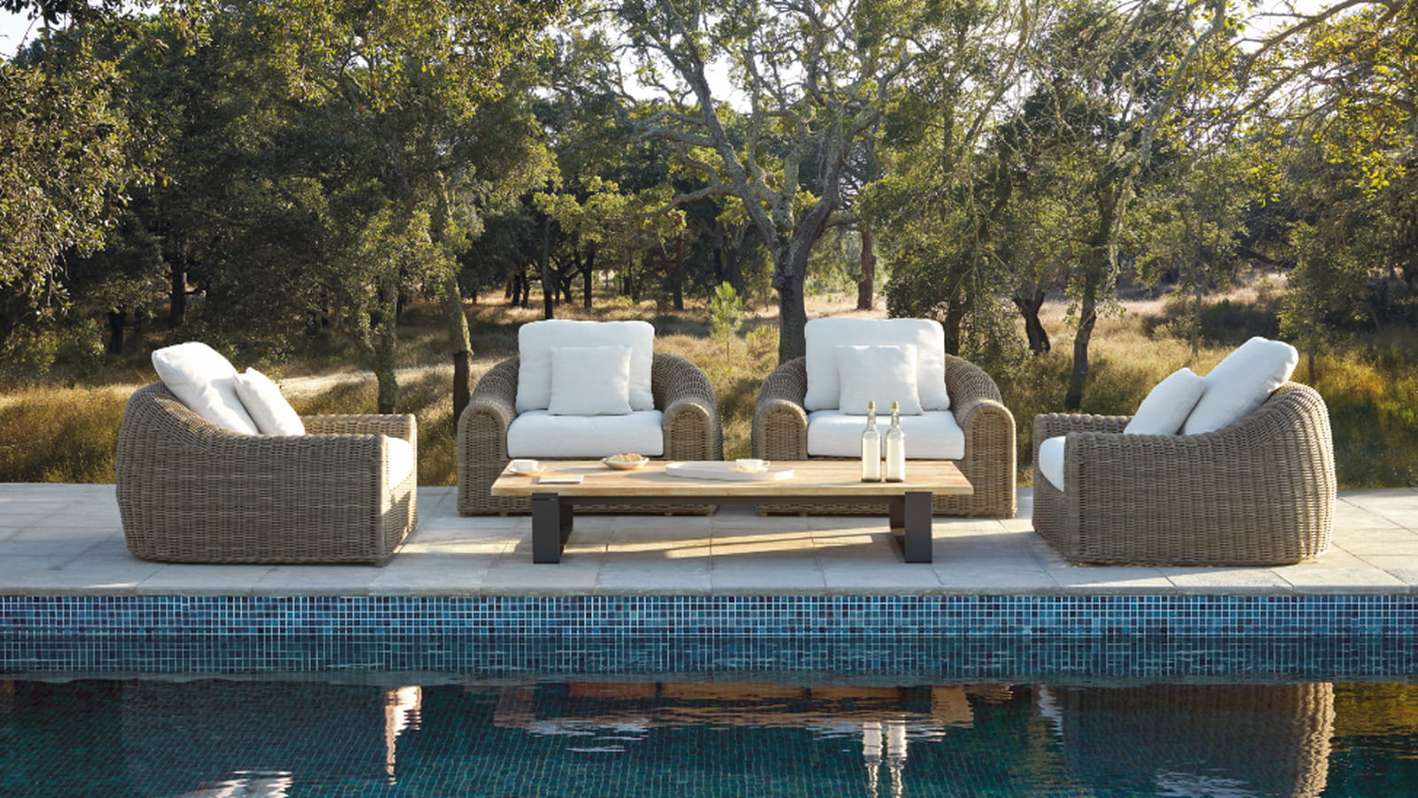 Salon jardin River Manutti