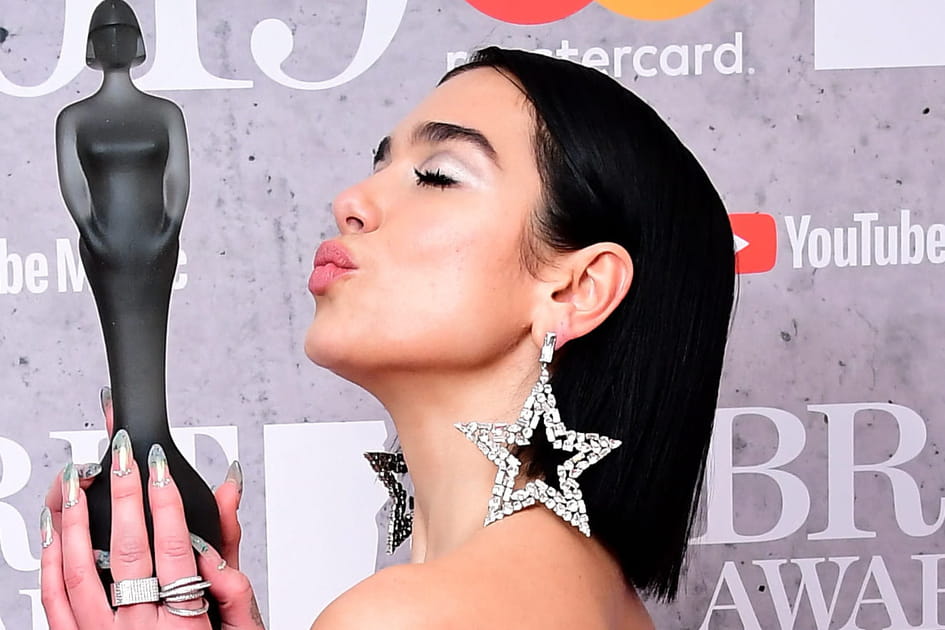 Le fard &agrave; paupi&egrave;res paillet&eacute; de Dua Lipa