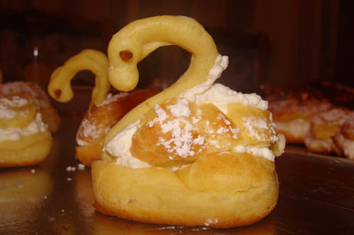 Cygnes en pâte à choux