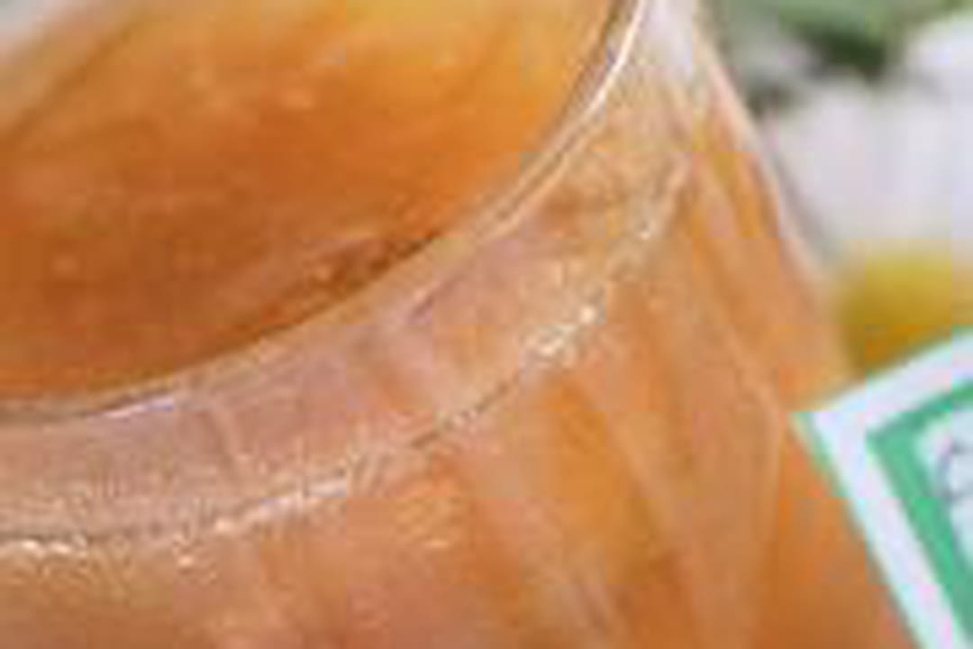 Confiture de poiresrhubarbe et oranges confites