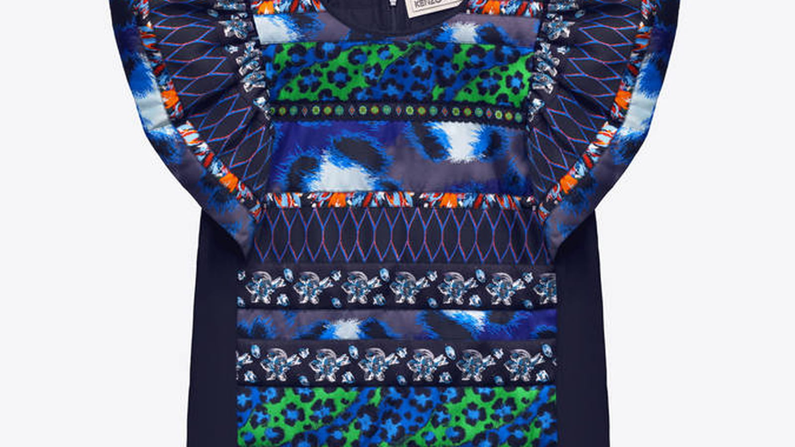 Top à volants patchwork
