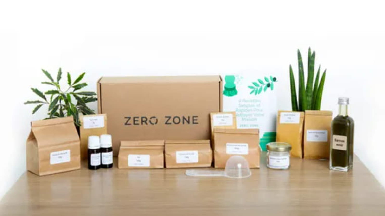 Kit de produits ménagers écolo, Zero Zone