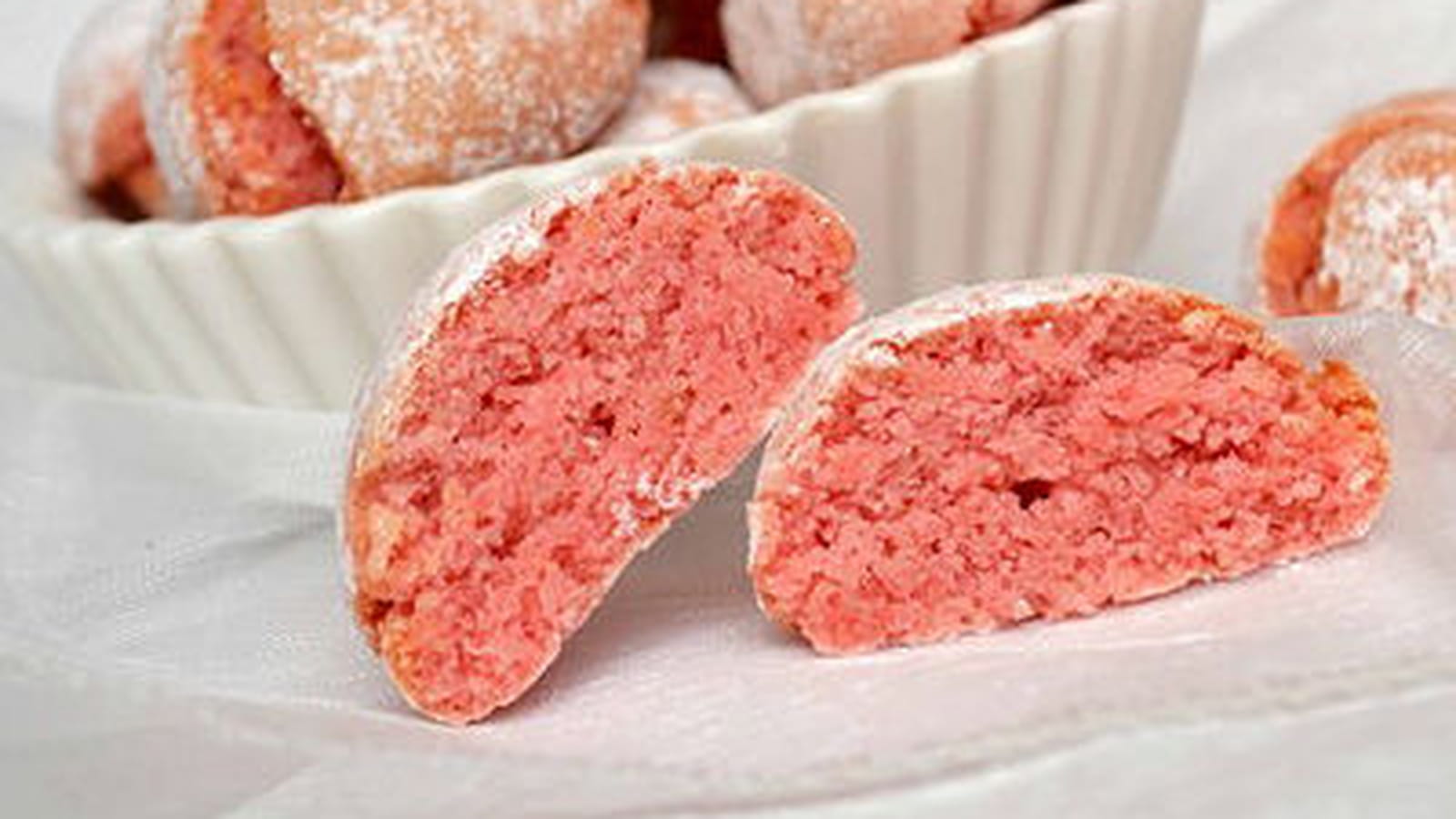 Amaretti aux biscuits roses de Reims