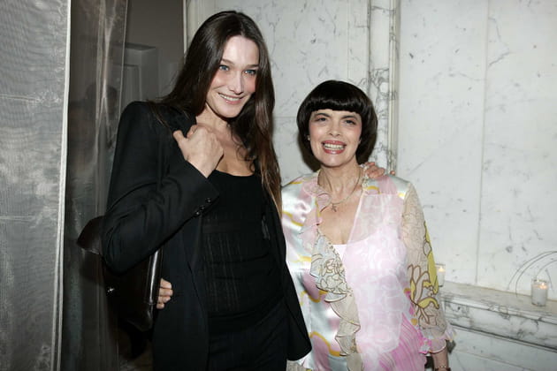 Avec Carla Bruni, chez Gerlain
