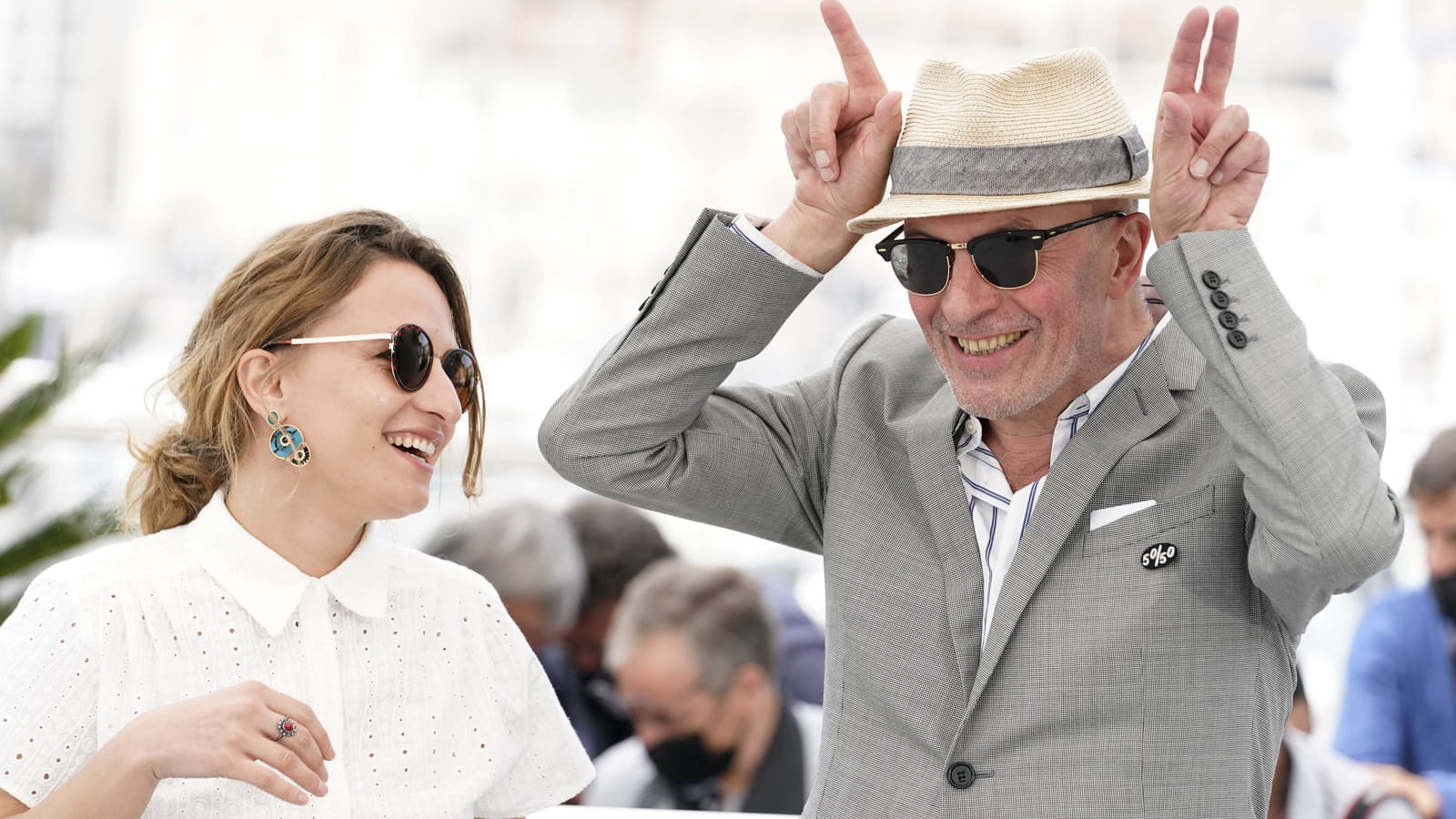 Léa Mysius et Jacques Audiard 