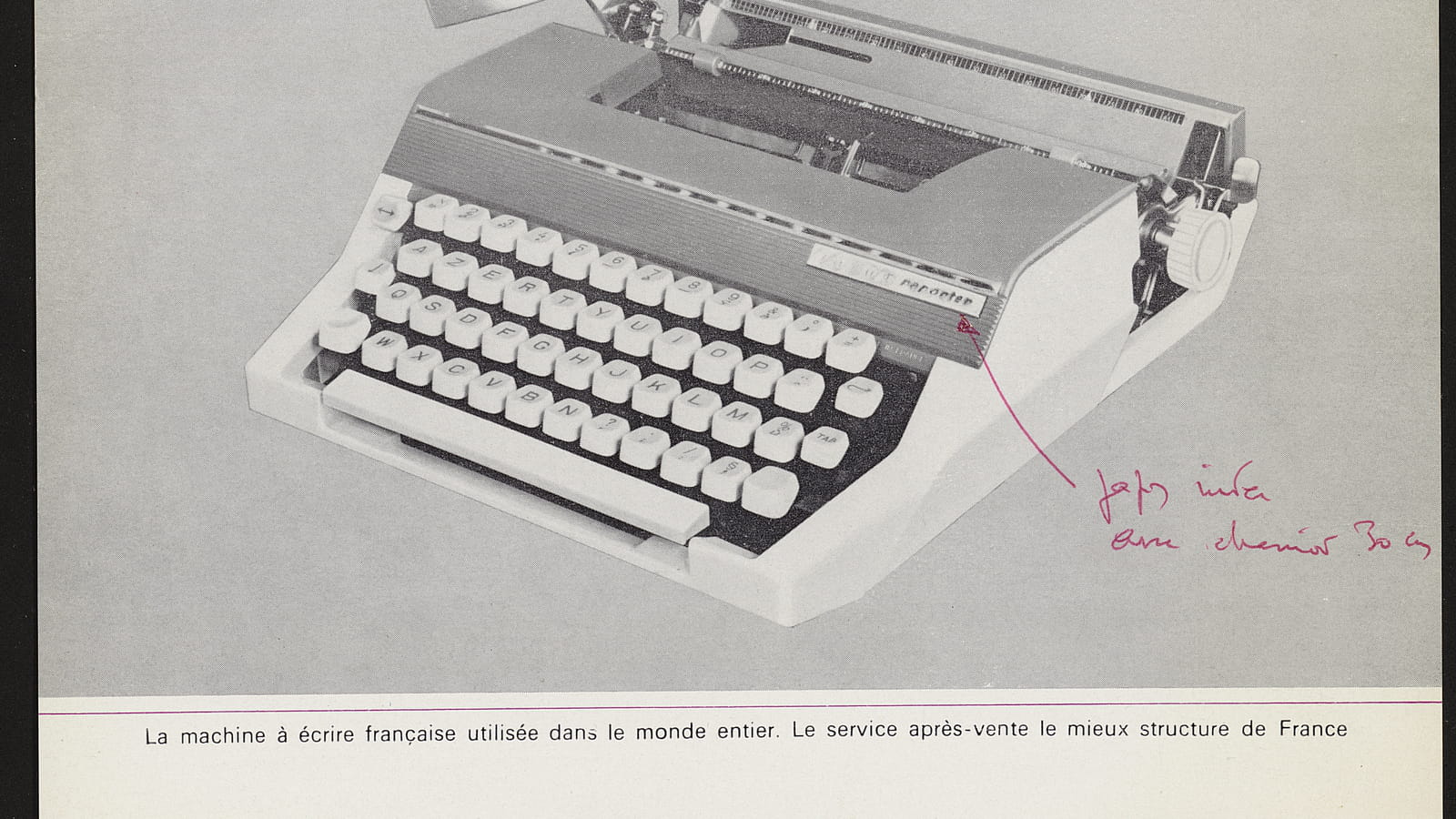 Machine à écrire JAPY