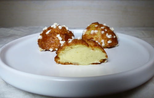 Choux vanille sans gluten et sans lactose