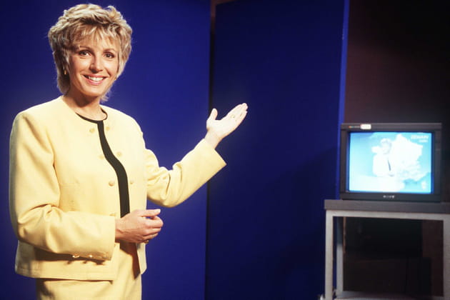 Evelyne Dhéliat, reine de la météo de TF1 (1994)