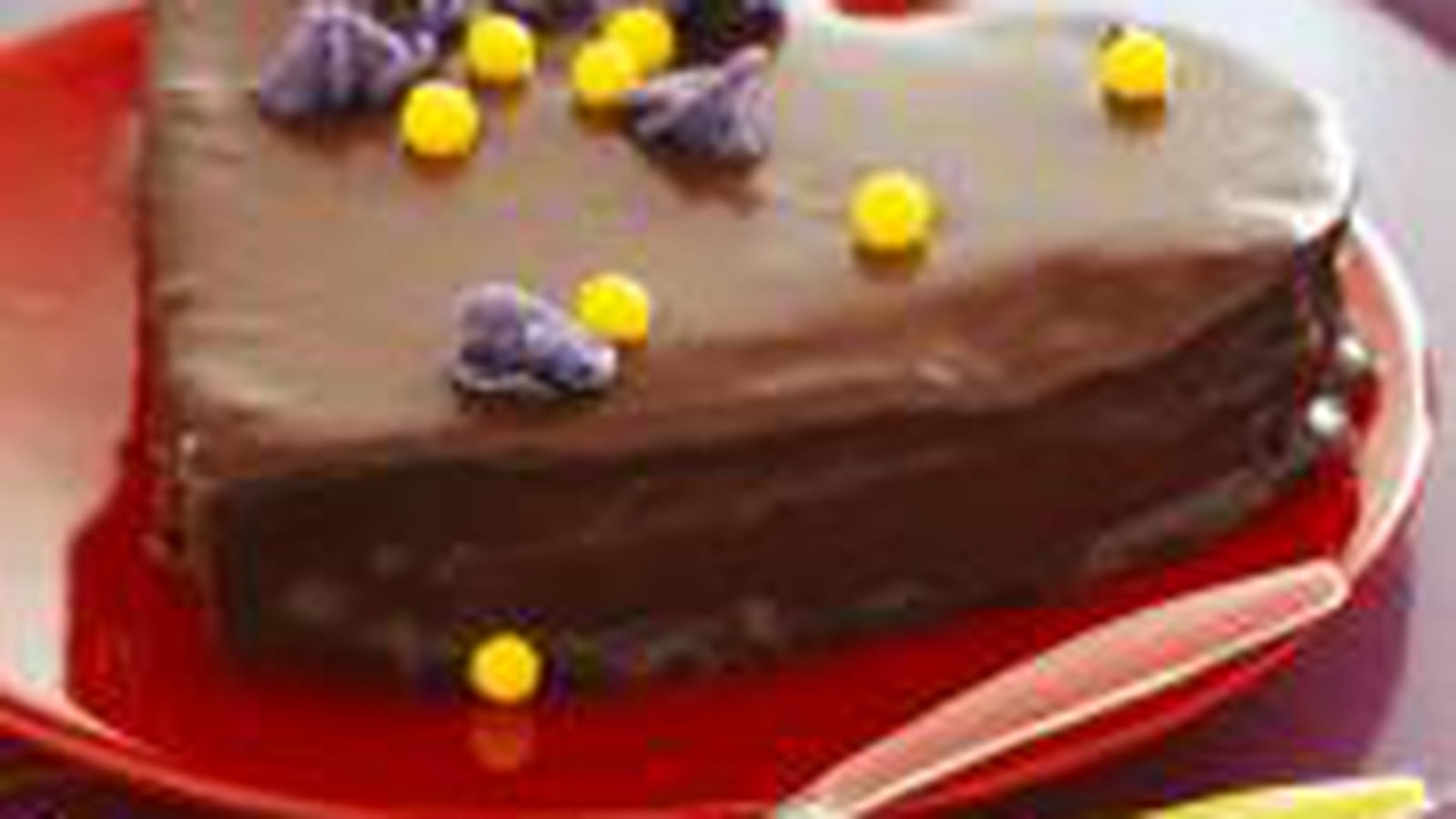Gâteau coeur tendre au chocolat