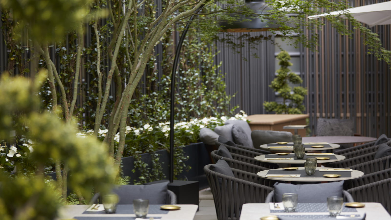 Terrasse de l'hôtel Le Cinq Codet
