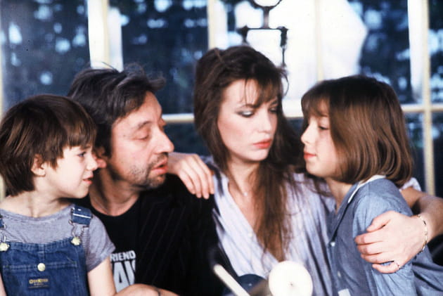 Jane Birkin, Serge Gainsbourg et Kate Barry : un moment en famille