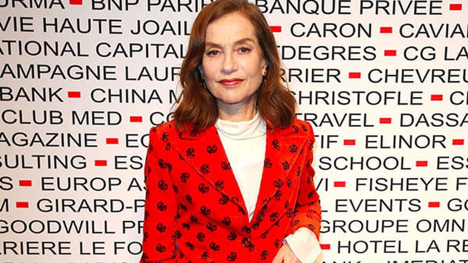 Isabelle Huppert le 8 mars 2018