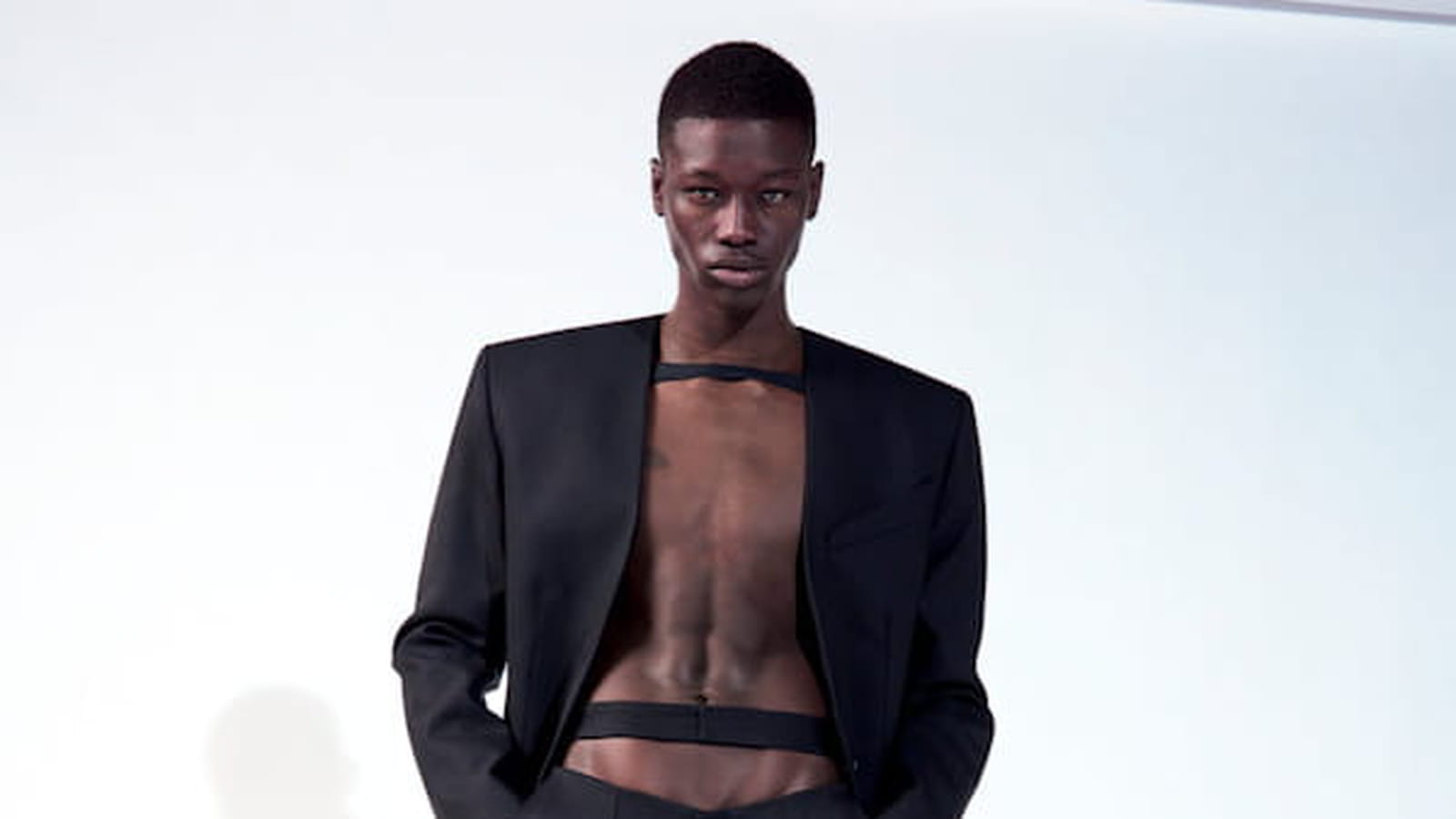 Veste de costume et pantalon noirs Mugler H&M