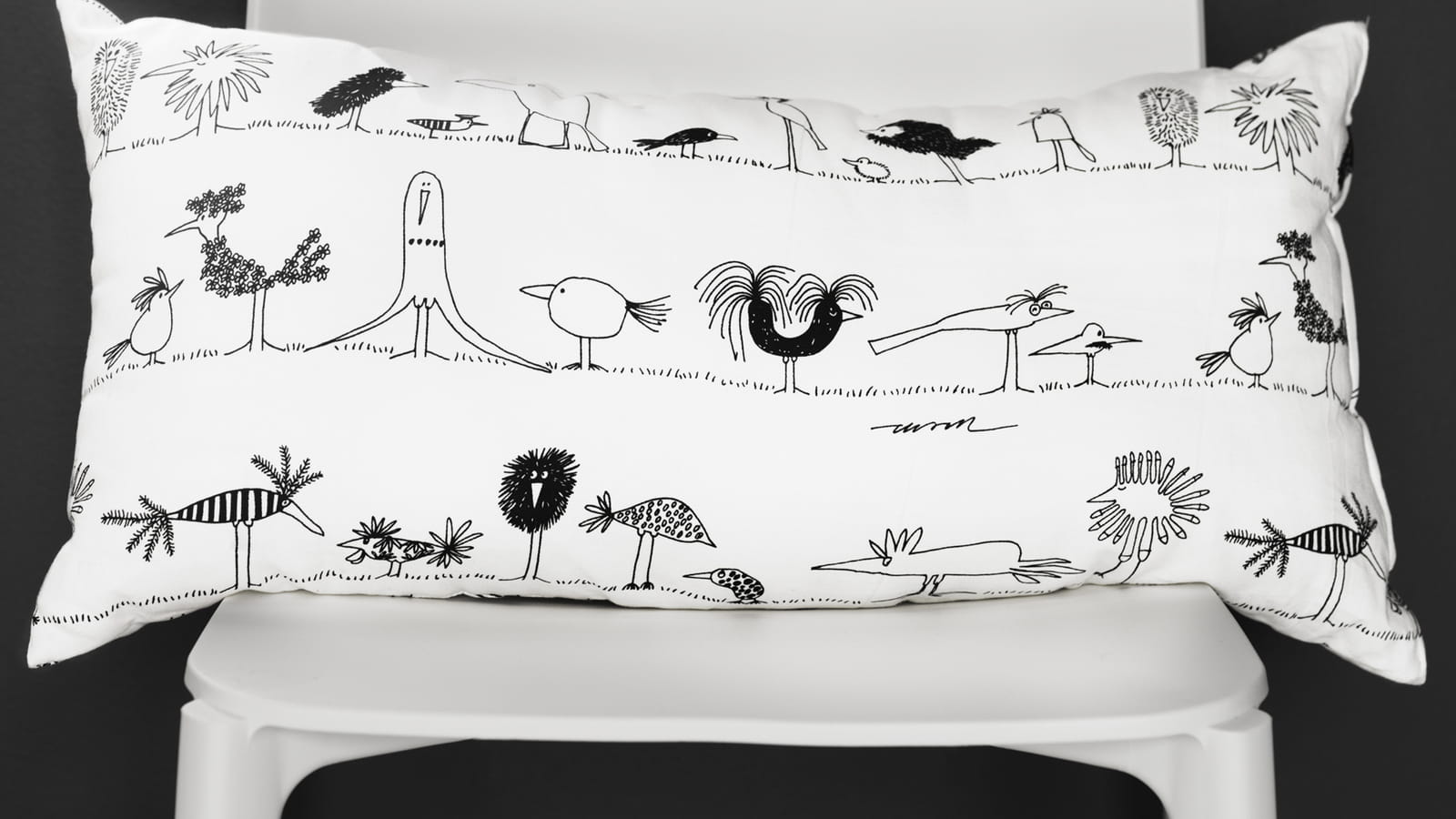 Coussin oiseaux
