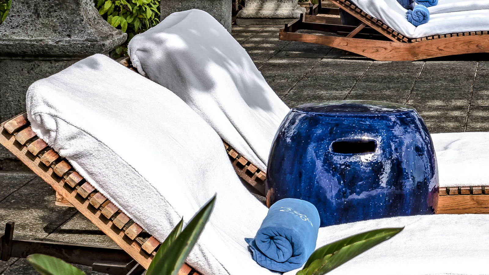 Les transats du spa 
