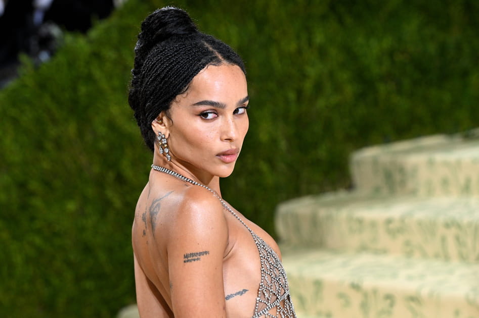 Le chignon banane de Zo&euml; Kravitz