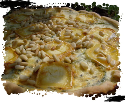 Quiche courgette & chêvre frais