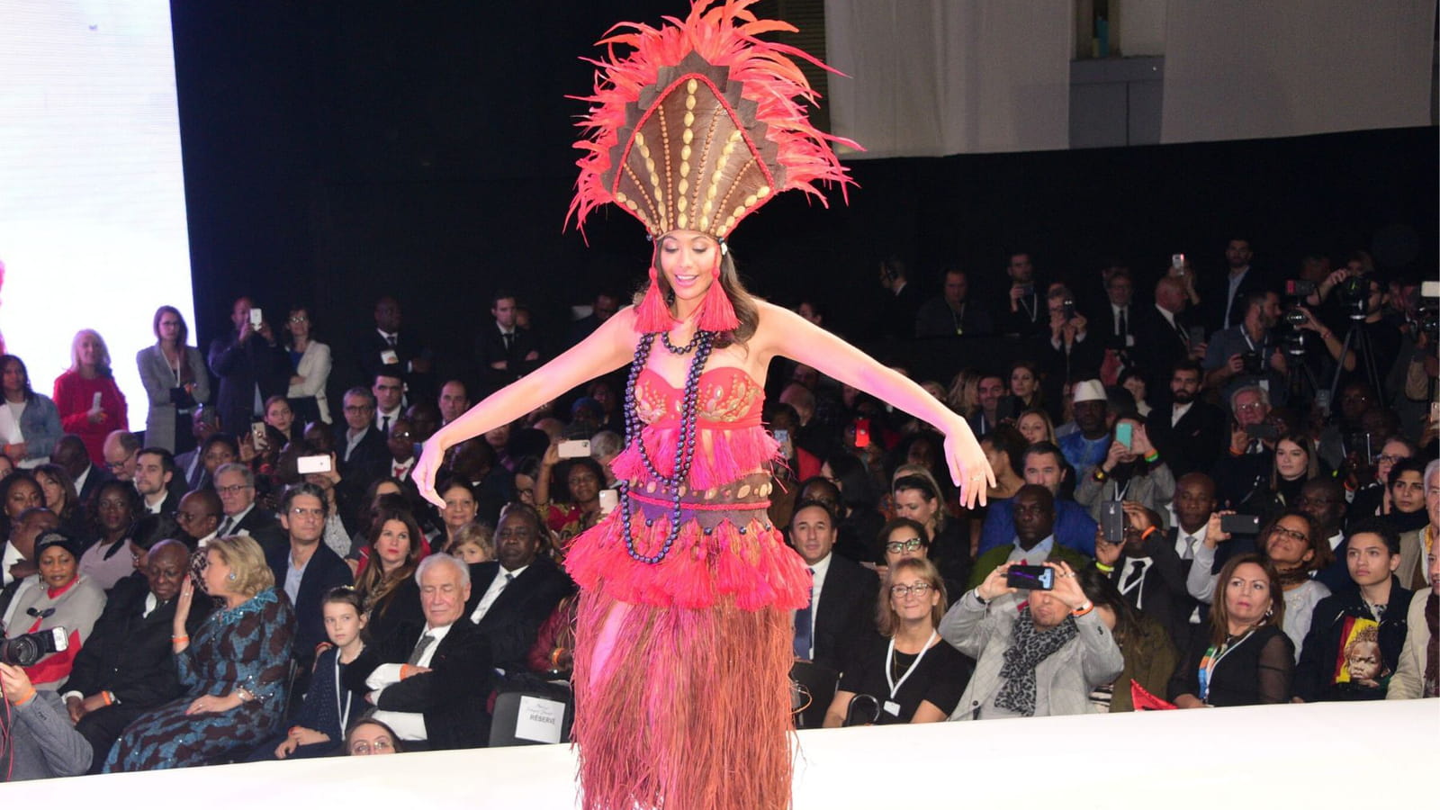 La robe Tahiti - Miss France 2019 Vaimalama Chaves