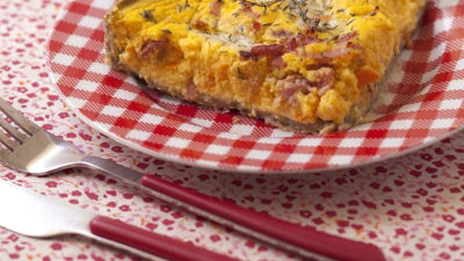 Tarte salée au potimarron