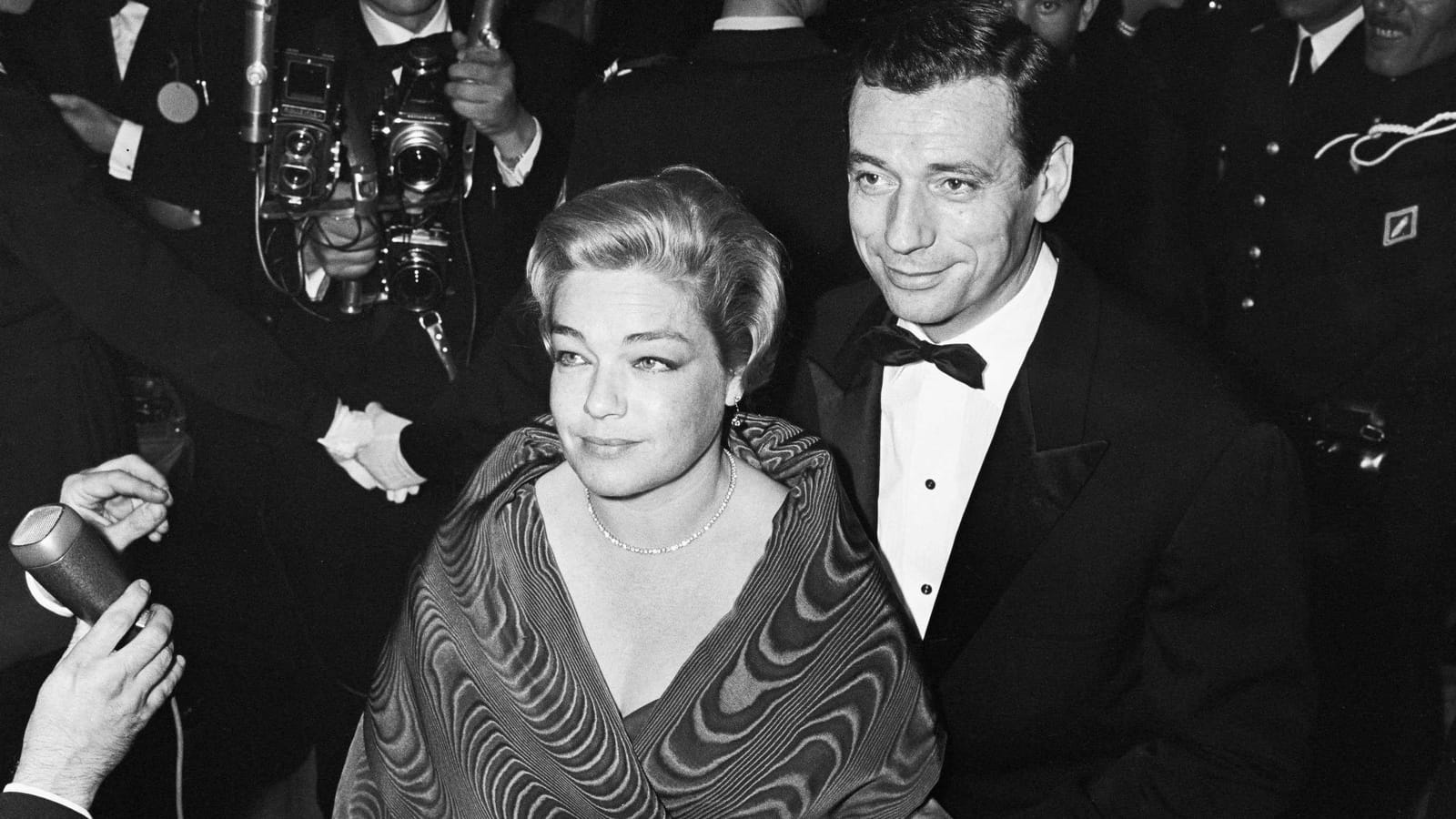 Simone Signoret et Yves Montant