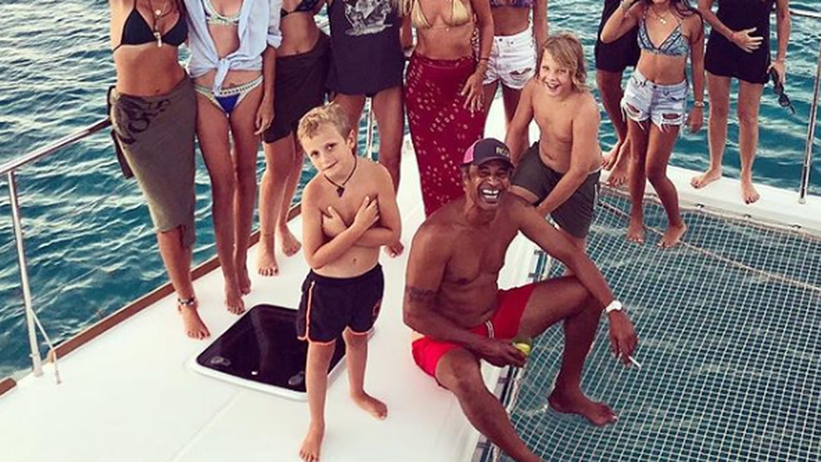 Laeticia Hallyday, Yannick Noah