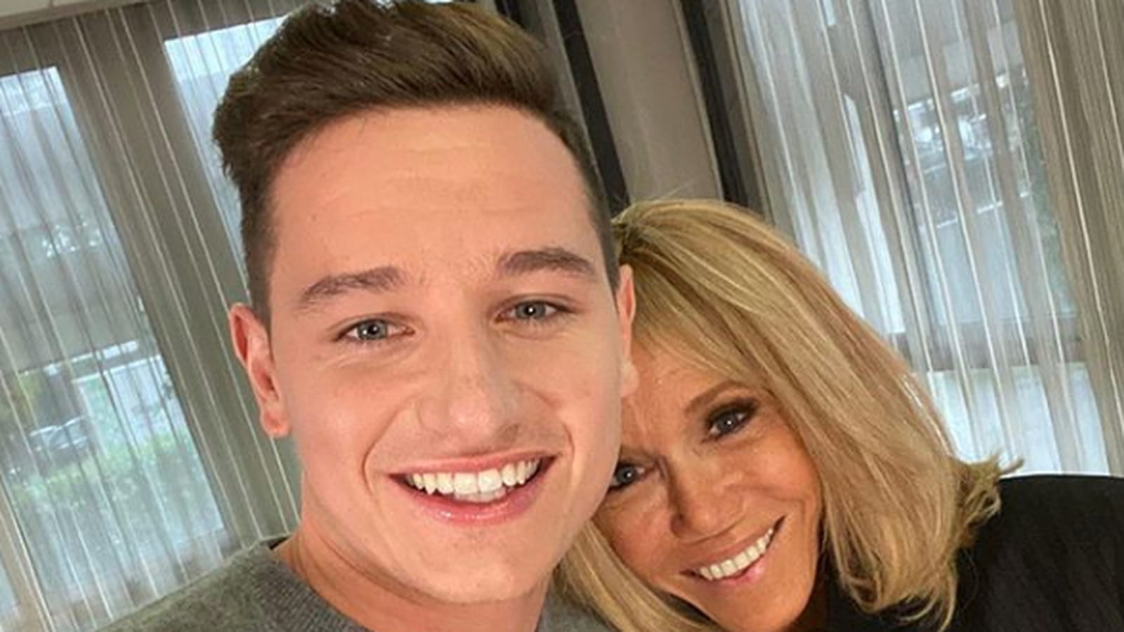 Florian Thauvin et Brigitte Macron