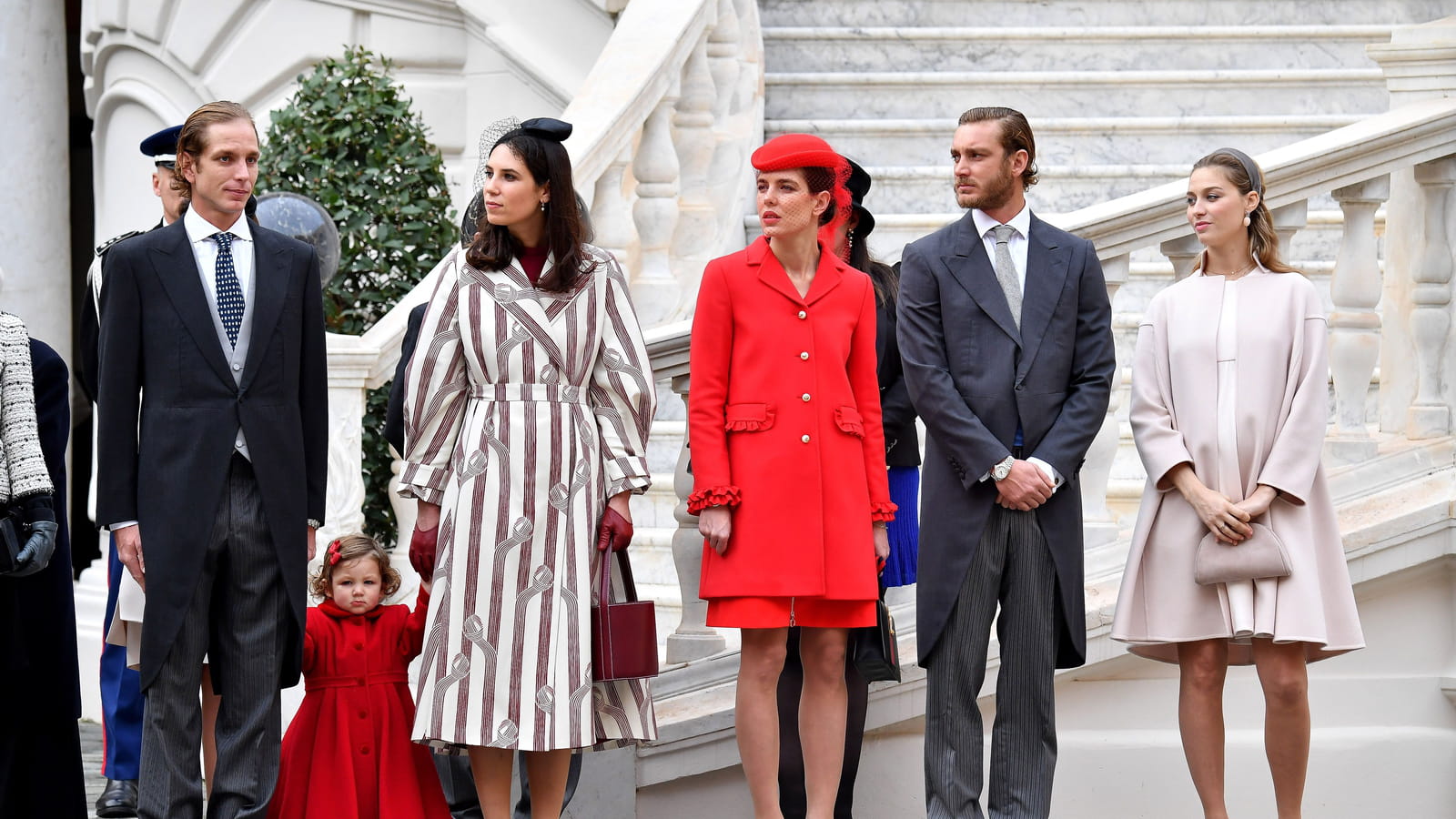 Andrea Casiraghi, India Casiraghi , Tatiana Santo Domingo, Charlotte Casiraghi, Pierre Casiraghi et Béatrice Borromeo