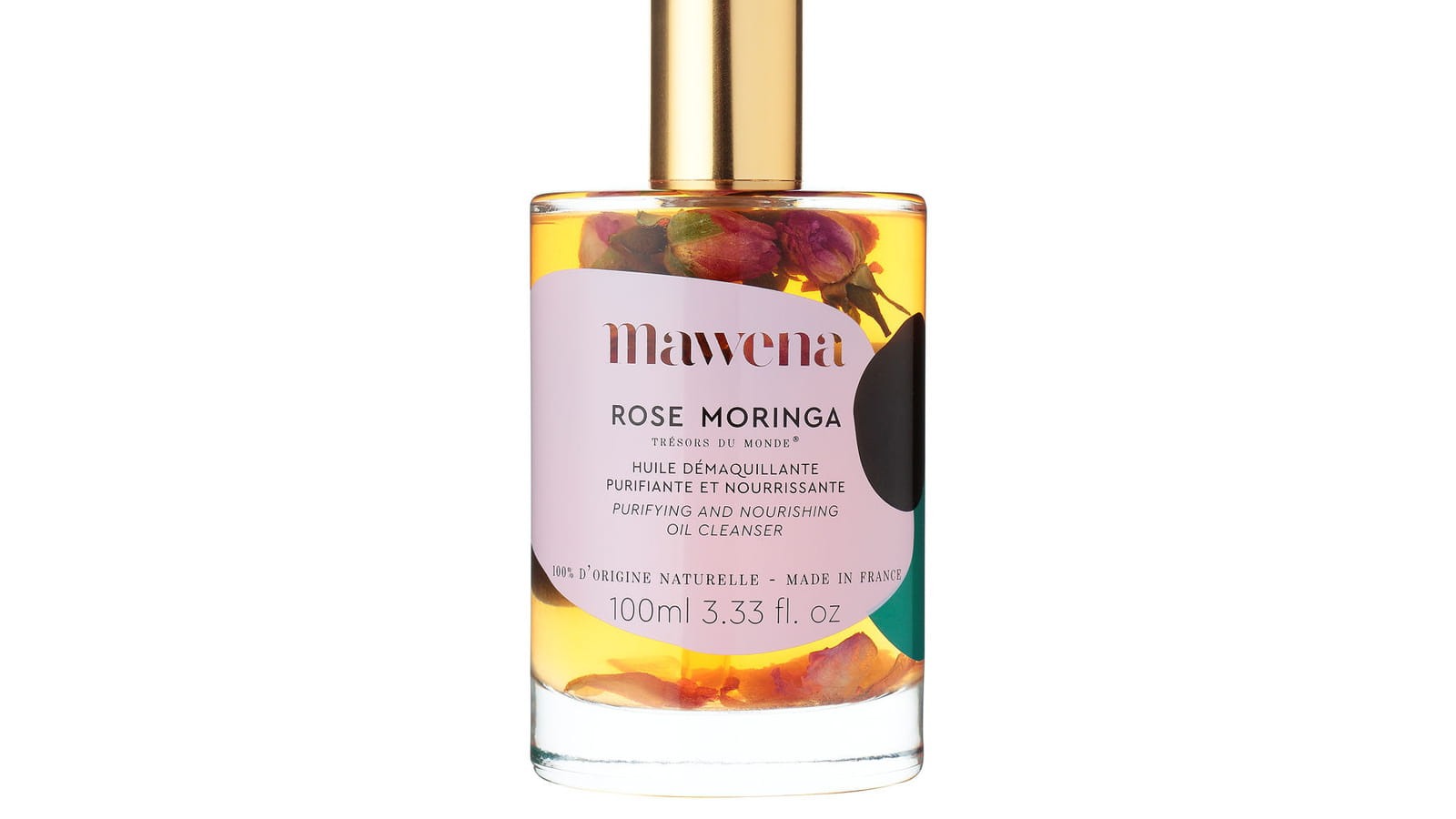 Huile démaquillante purifiante et nourrissante Mawena