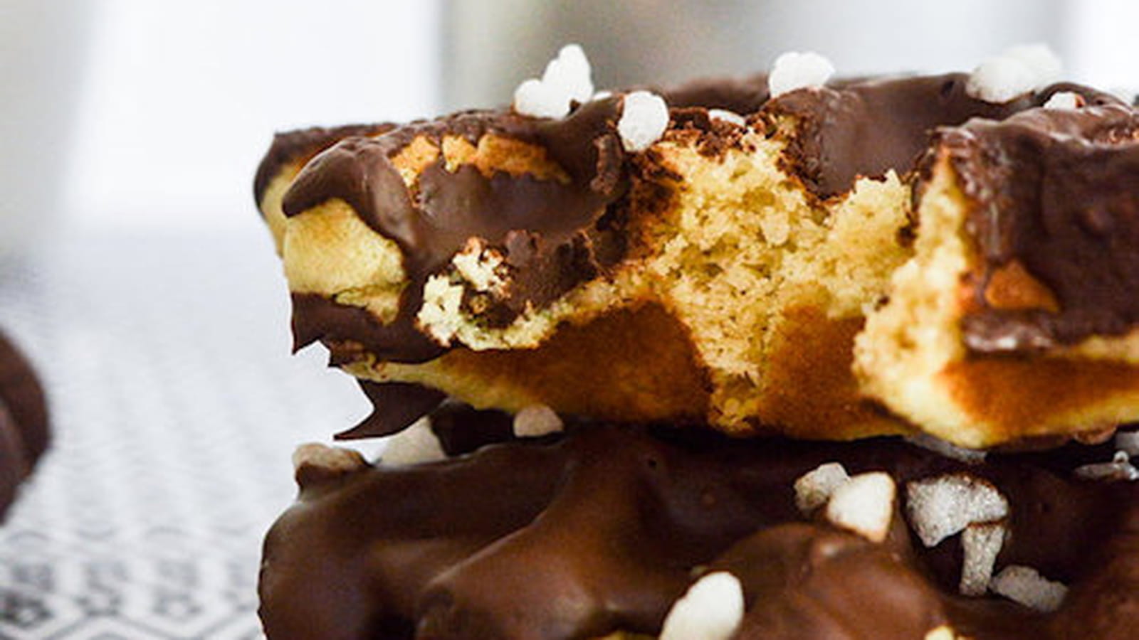 Cake gaufré et chocolaté