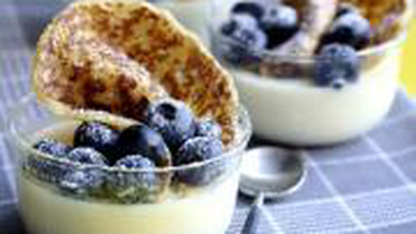 Panna cotta aux myrtilles
