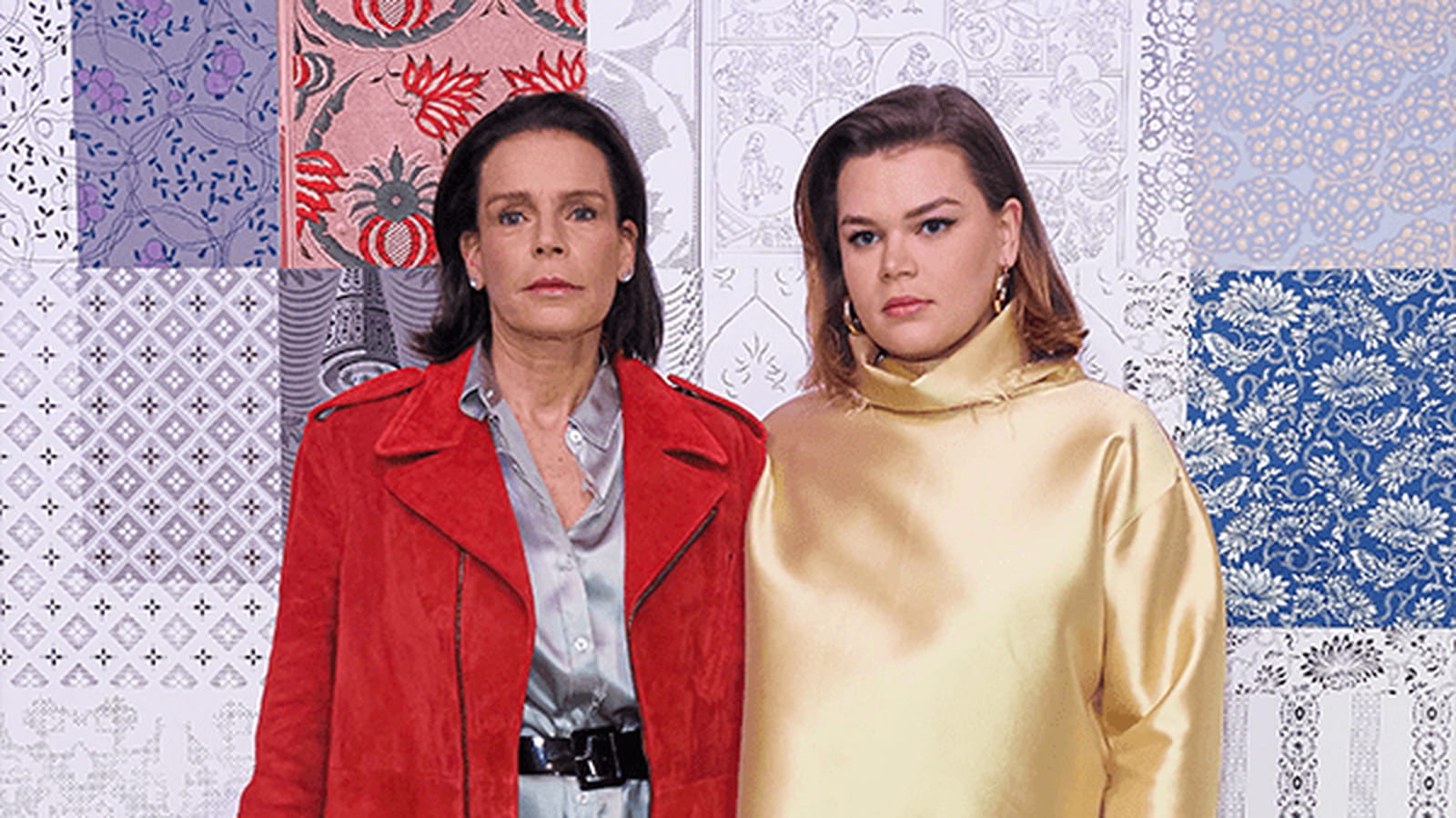 Stéphanie de Monaco et Camille Gottlieb en février 2020