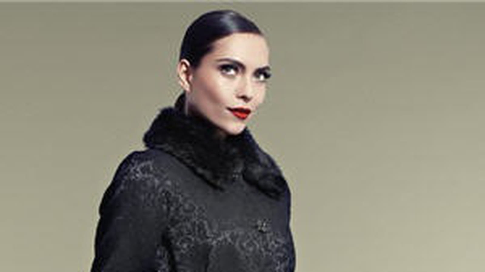 Manteau jacquard bicolore de Daxon