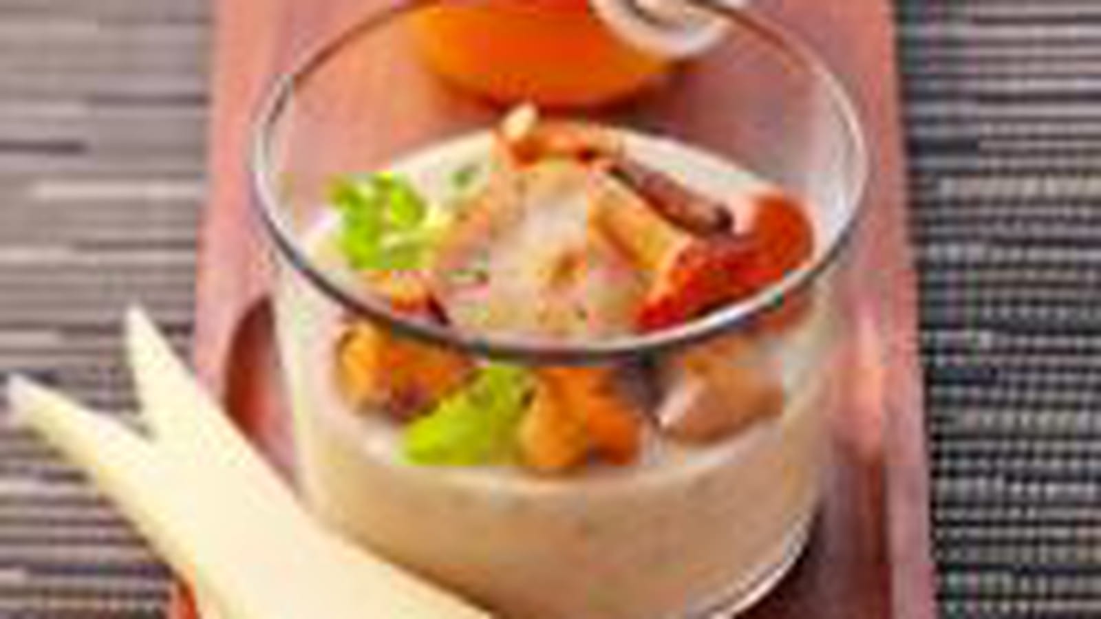 Crème de champignon, Appenzeller et velouté de potiron de David Toutain