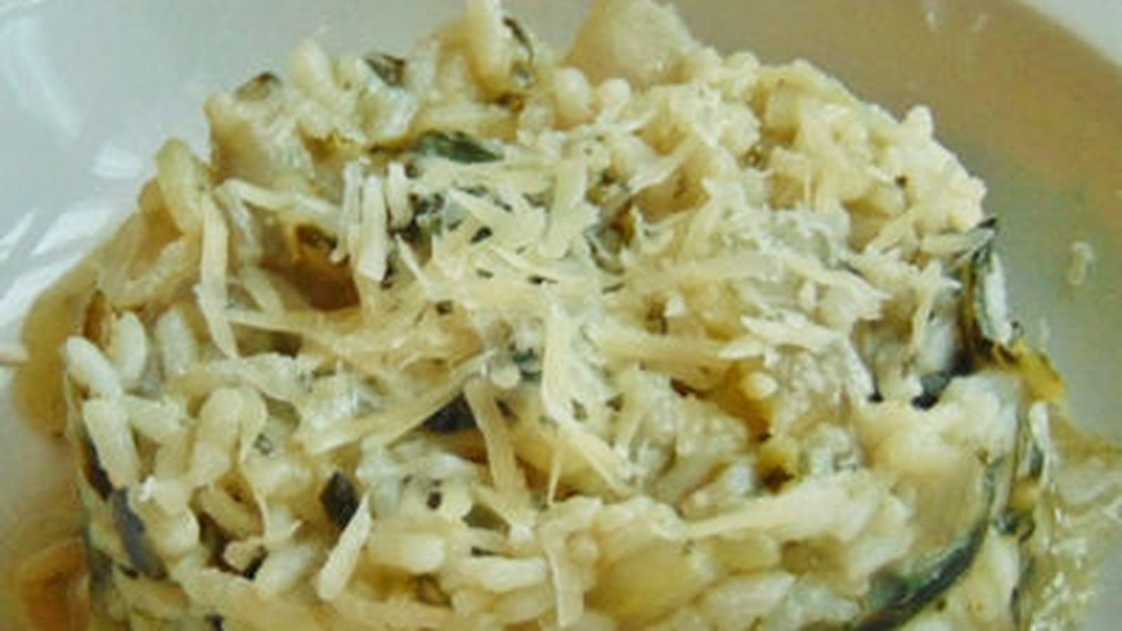 Risotto aux côtes de blettes et anchois