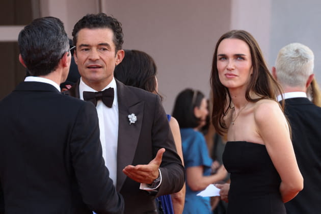 Orlando Bloom et sa nouvelle compagne Luisa Laemmel &agrave; la Mostra de Venise