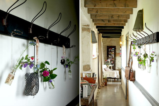 Portemanteau et fioles