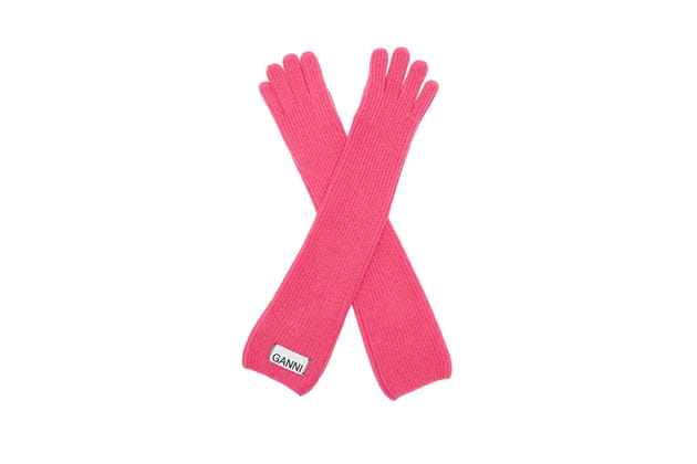 Gants en maille de Ganni