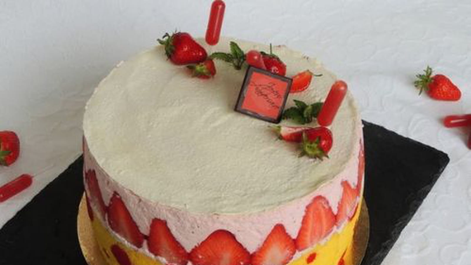 Comme un fraisier carrément fraise