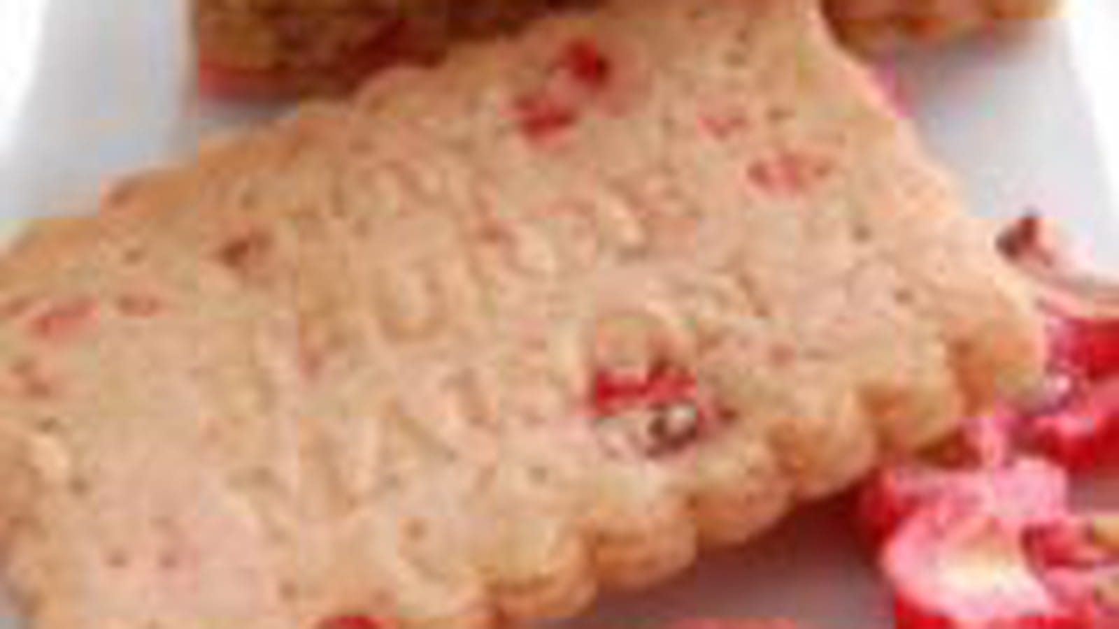 Petit beurres aux pralines roses