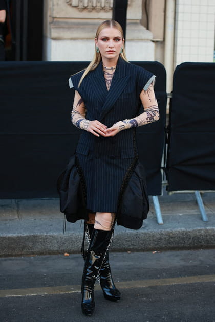 Camille Razat au défilé Jean Paul Gaultier