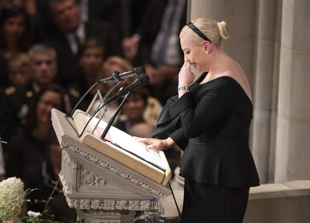 Superbe discours de Meghan McCain pour son p&egrave;re