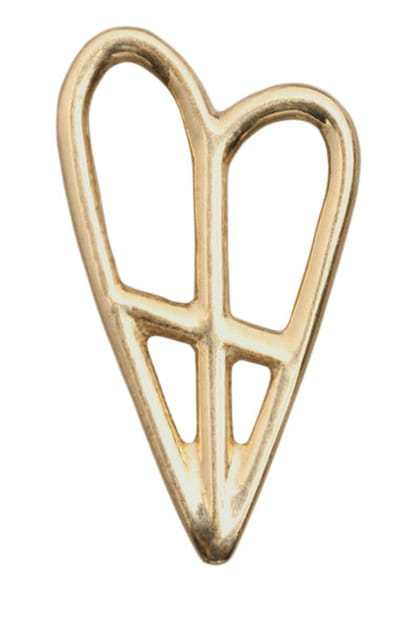 Pendentif en forme de c&oelig;ur esprit "Hobo"
