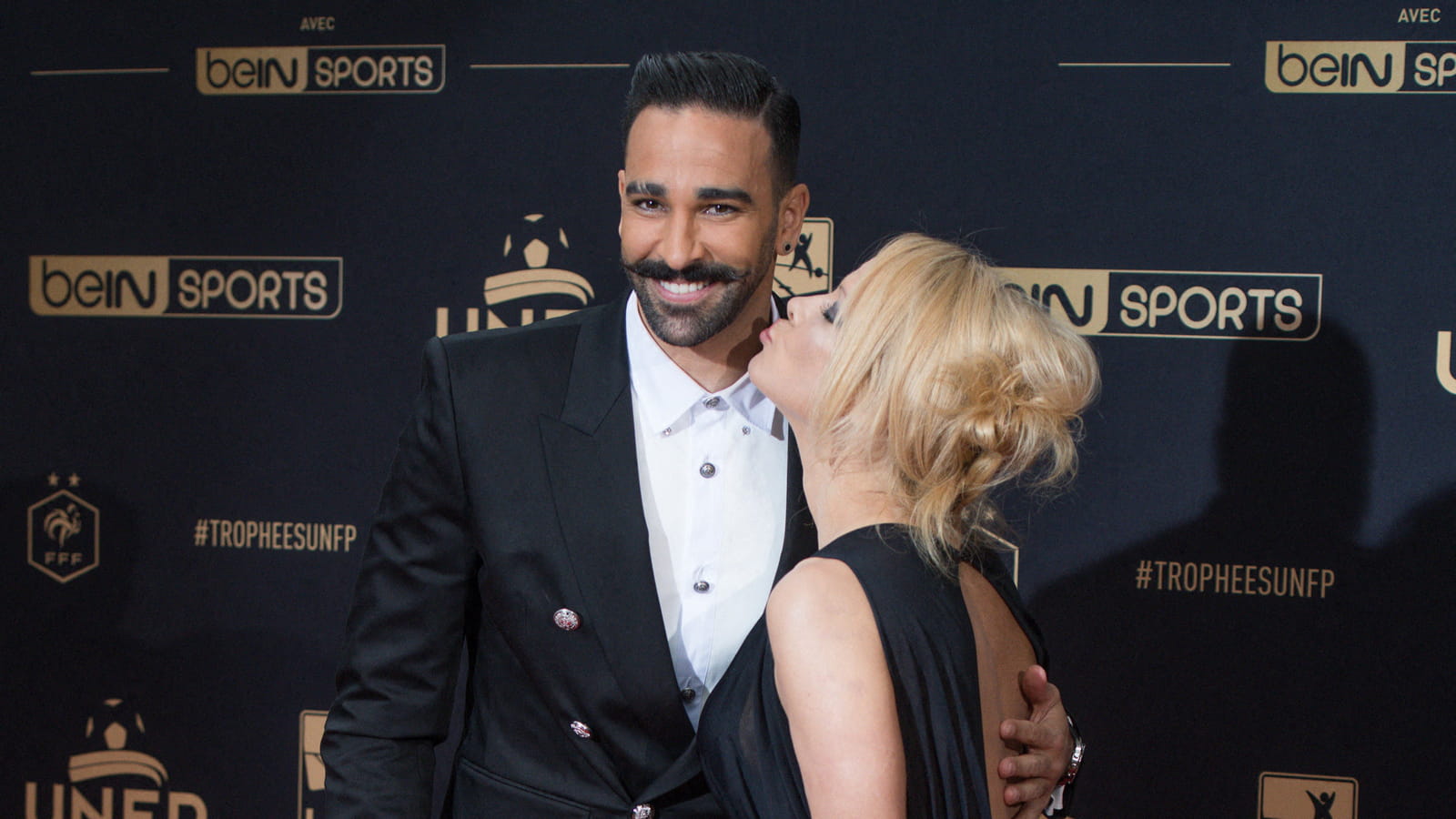 Adil Rami et Pamela Anderson