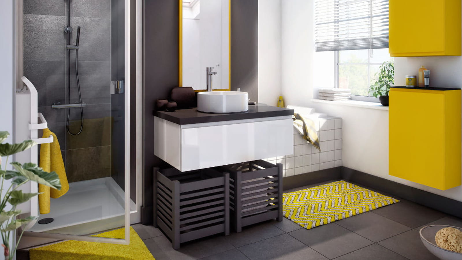 Salle de bain Pure par Cuisinella