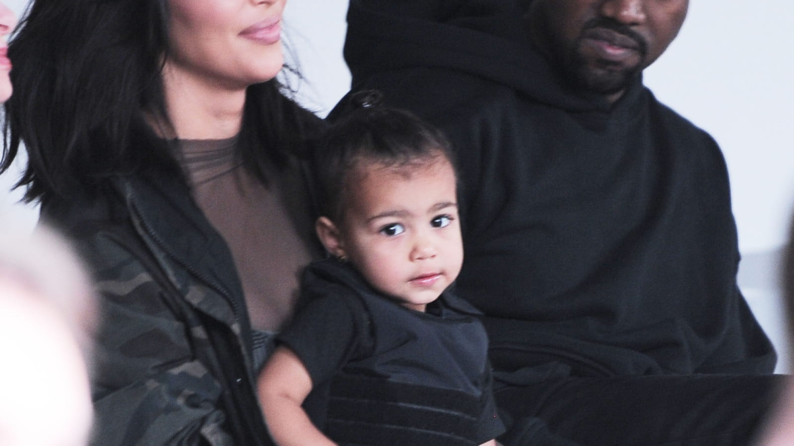 Kim, Kanye et North West