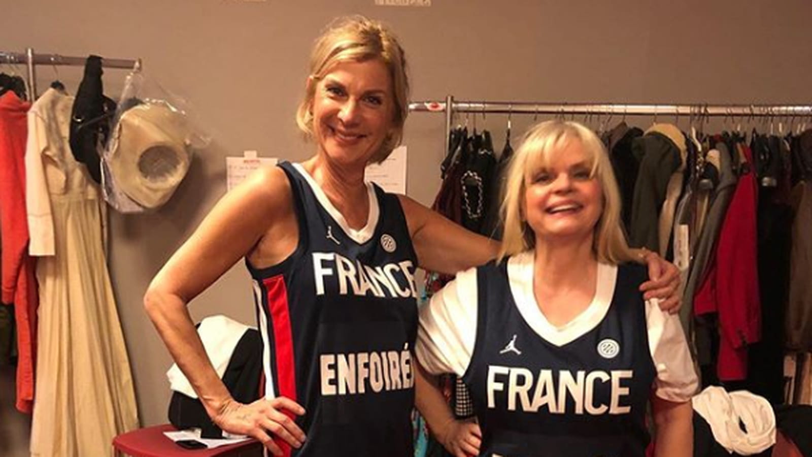 Michèle Laroque et Isabelle Nanty