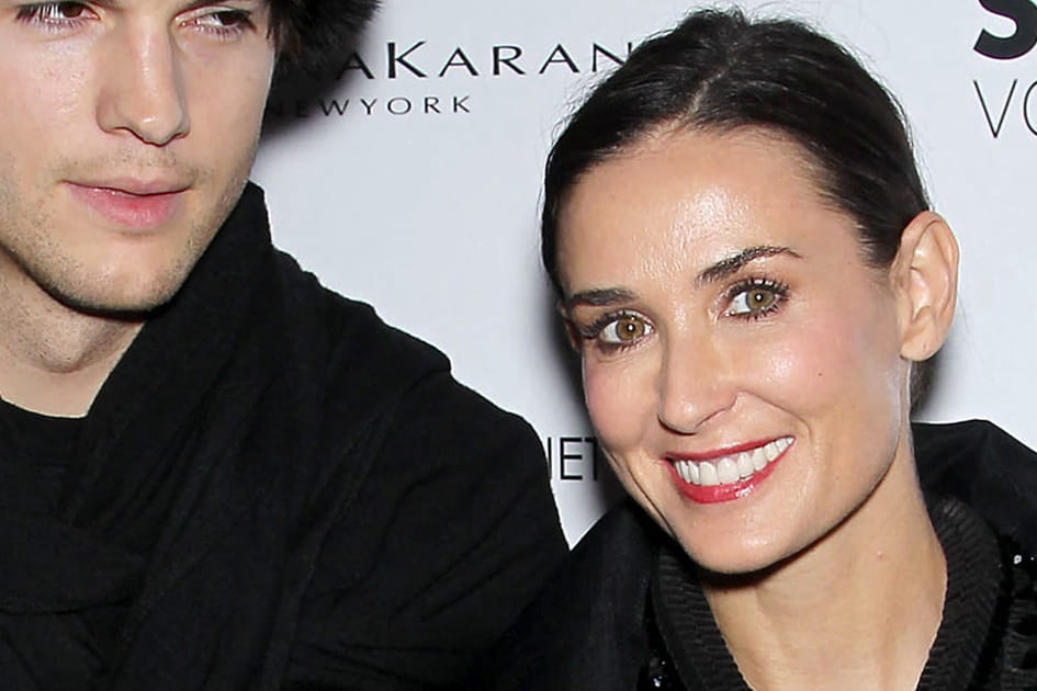 La coiffure sage de Demi Moore