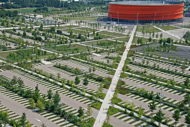 Am&eacute;nagement ext&eacute;rieur du Zenith de Strasbourg